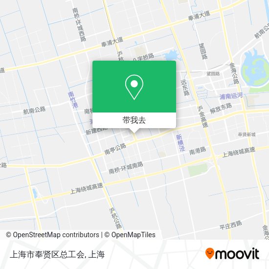 上海市奉贤区总工会地图