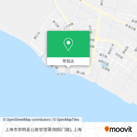 上海市崇明县公路管理署(朝阳门路)地图