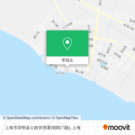 上海市崇明县公路管理署(朝阳门路)地图