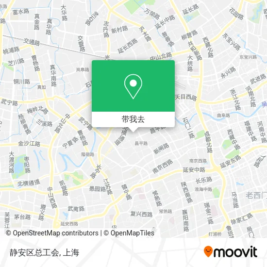 静安区总工会地图
