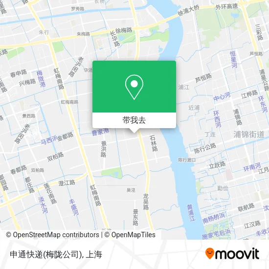申通快递(梅陇公司)地图