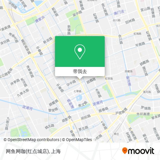 网鱼网咖(红点城店)地图