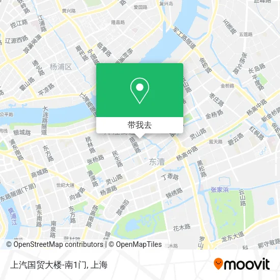上汽国贸大楼-南1门地图