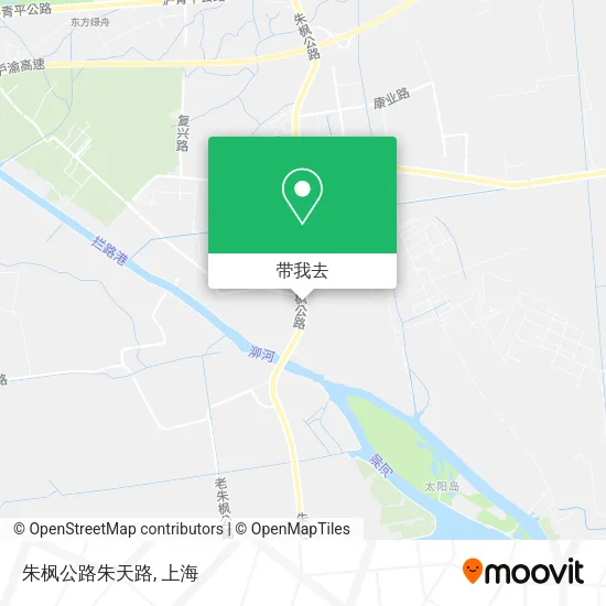 朱枫公路朱天路地图