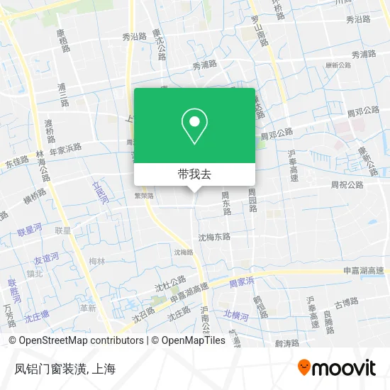 凤铝门窗装潢地图