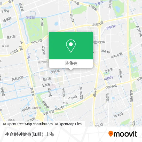 生命时钟健身(咖啡)地图