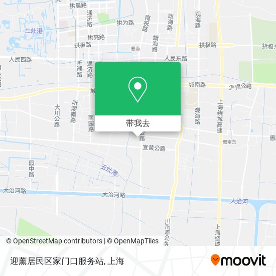 迎薰居民区家门口服务站地图