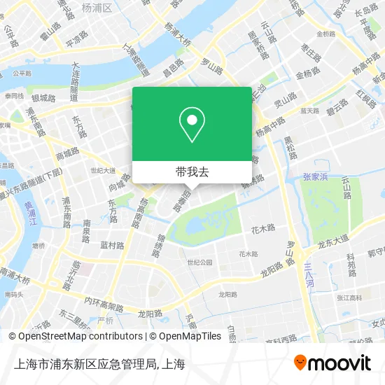 上海市浦东新区应急管理局地图
