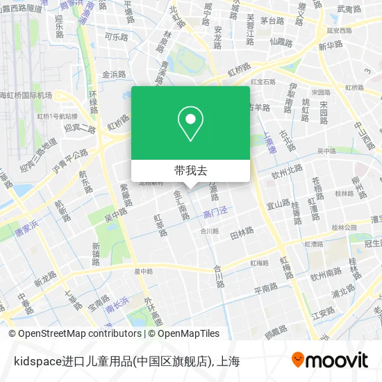 kidspace进口儿童用品(中国区旗舰店)地图