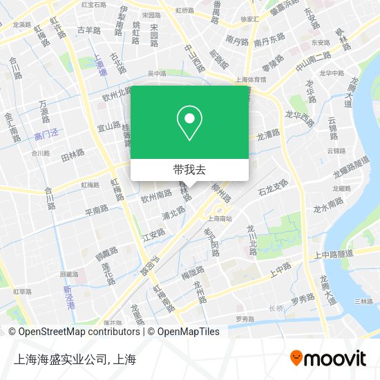 上海海盛实业公司地图