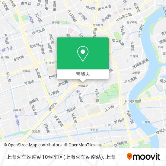 上海火车站南站10候车区地图