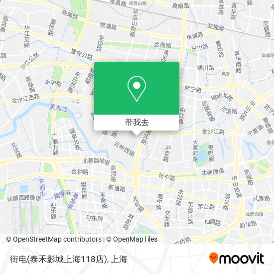 街电(泰禾影城上海118店)地图