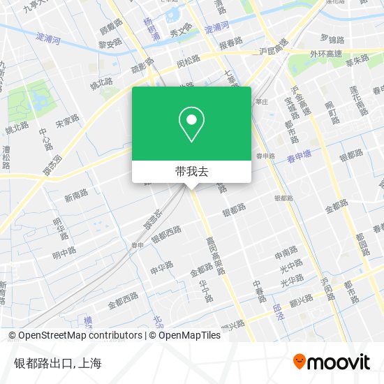 银都路出口地图