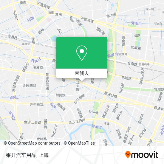 乘开汽车用品地图