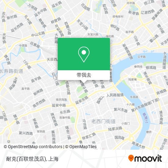 耐克(百联世茂店)地图