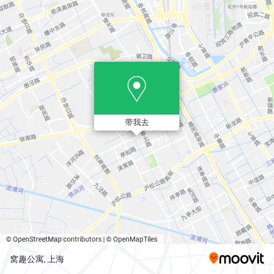 窝趣公寓地图