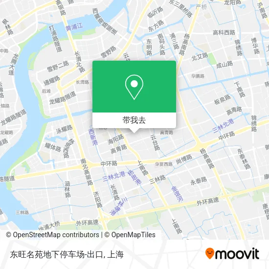 东旺名苑地下停车场-出口地图