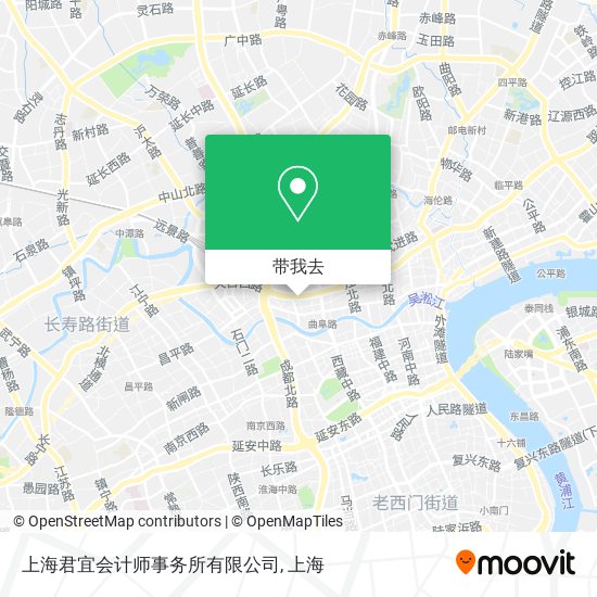 上海君宜会计师事务所有限公司地图