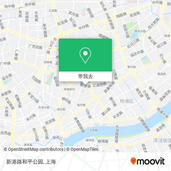 新港路和平公园地图