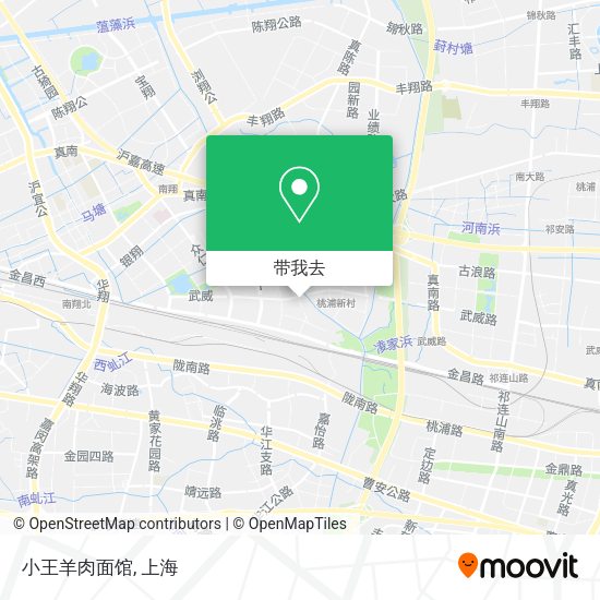 小王羊肉面馆地图