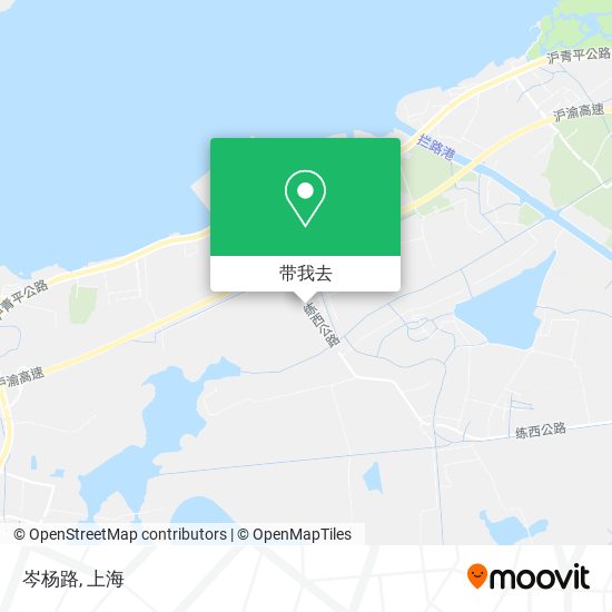 岑杨路地图