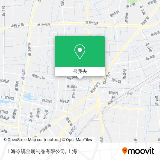 上海岑锐金属制品有限公司地图