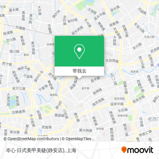 岑心·日式美甲美睫(静安店)地图