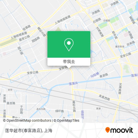 莲华超市(泰富路店)地图