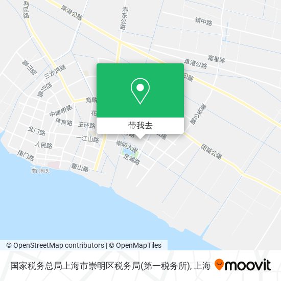 国家税务总局上海市崇明区税务局(第一税务所)地图