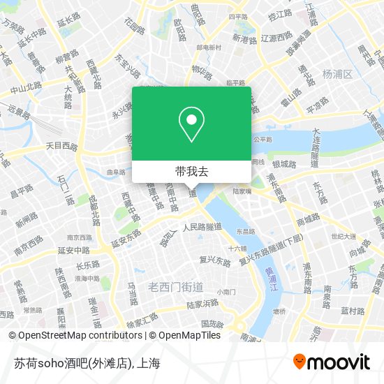 苏荷soho酒吧(外滩店)地图