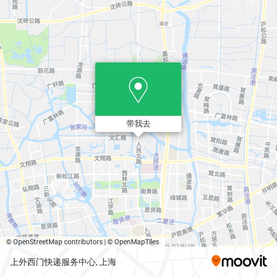 上外西门快递服务中心地图