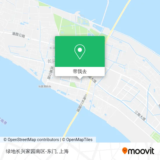 绿地长兴家园南区-东门地图
