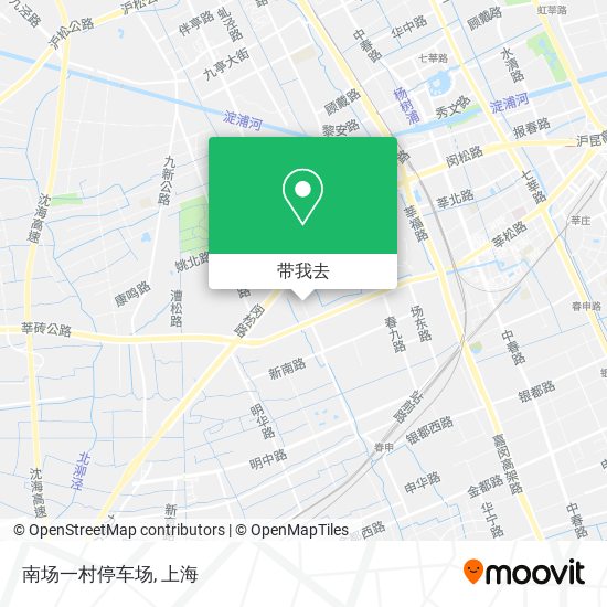 南场一村停车场地图