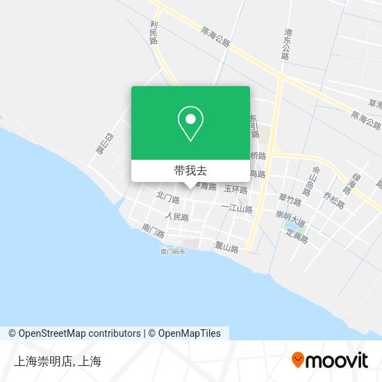 上海崇明店地图