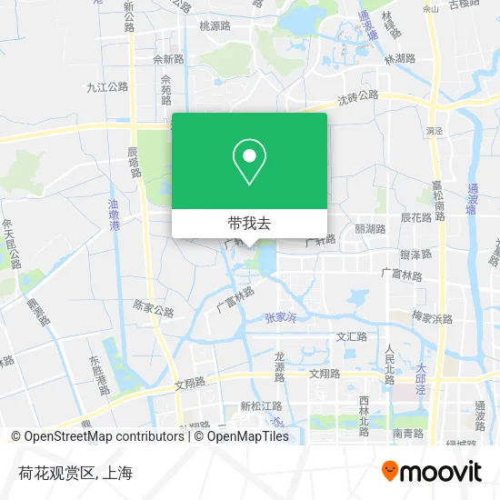 荷花观赏区地图