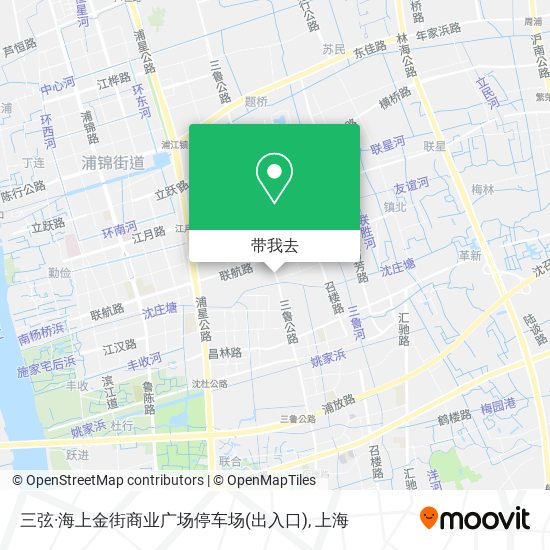 三弦·海上金街商业广场停车场(出入口)地图