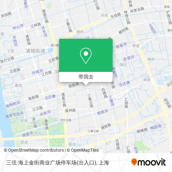 三弦·海上金街商业广场停车场(出入口)地图
