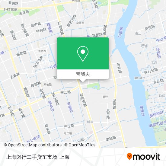 上海闵行二手货车市场地图