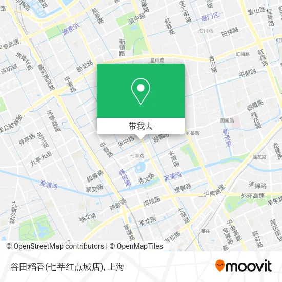 谷田稻香(七莘红点城店)地图