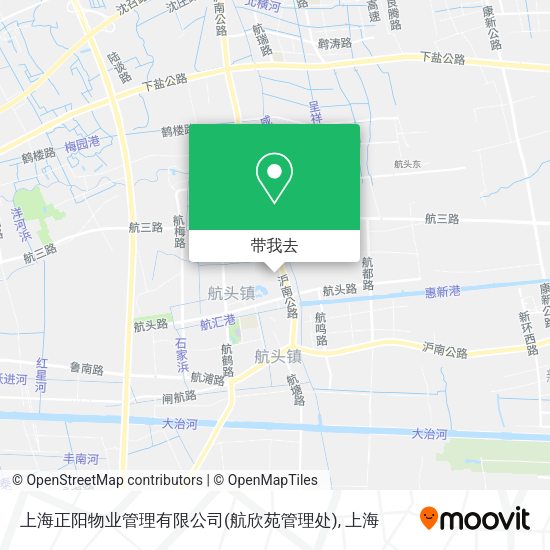 上海正阳物业管理有限公司(航欣苑管理处)地图