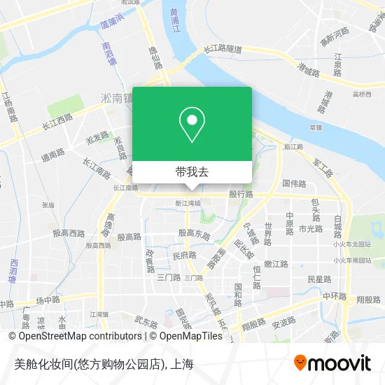 美舱化妆间(悠方购物公园店)地图
