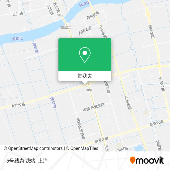 5号线萧塘站地图