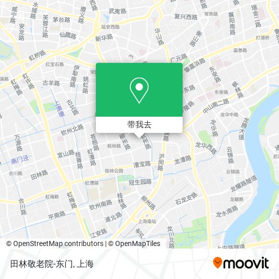 田林敬老院-东门地图
