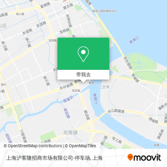 上海沪客隆招商市场有限公司-停车场地图