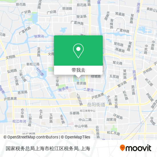 国家税务总局上海市松江区税务局地图