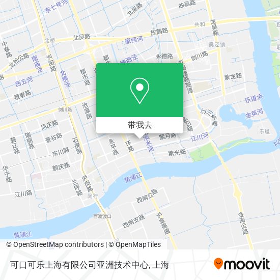 可口可乐上海有限公司亚洲技术中心地图