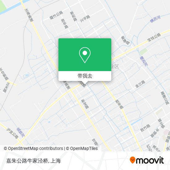 嘉朱公路牛家泾桥地图