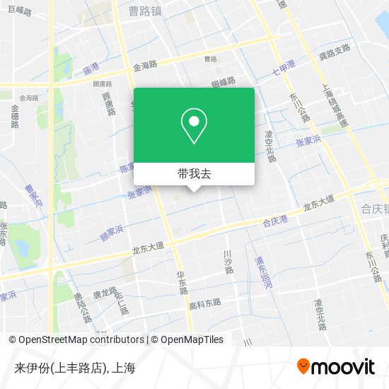 来伊份(上丰路店)地图