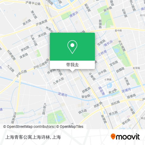 上海青客公寓上海诗林地图