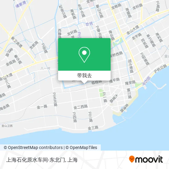 上海石化原水车间-东北门地图